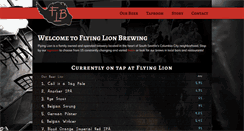 Desktop Screenshot of flyinglionbrewing.com